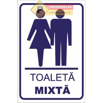 Semn pentru toaleta mixta