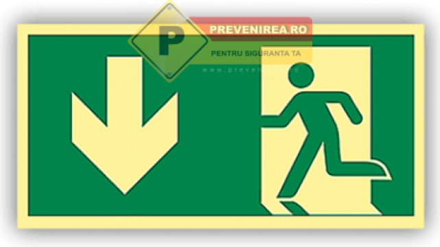 Semne pentru usa de iesire de la Prevenirea Pentru Siguranta Ta G.I. Srl