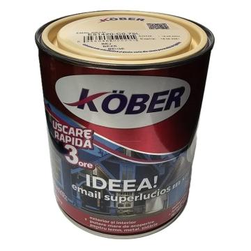 Vopsea bej pentru lemn si metal Kober Ideea 0.75L de la Marisim Total Instal Srl