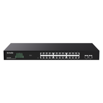 Switch 24 porturi RJ45 Gigabit, 2 porturi SFP Gigabit, Cloud