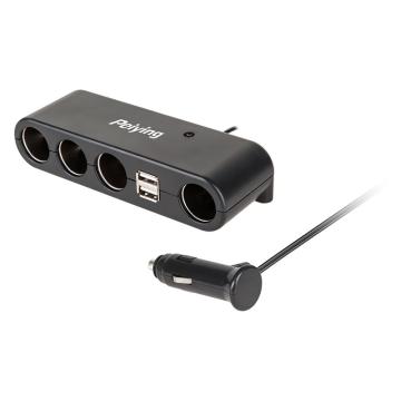 Bricheta auto Peiying, 4 iesiri bricheta 2 USB 5V-1A fiecare de la Electro Supermax Srl