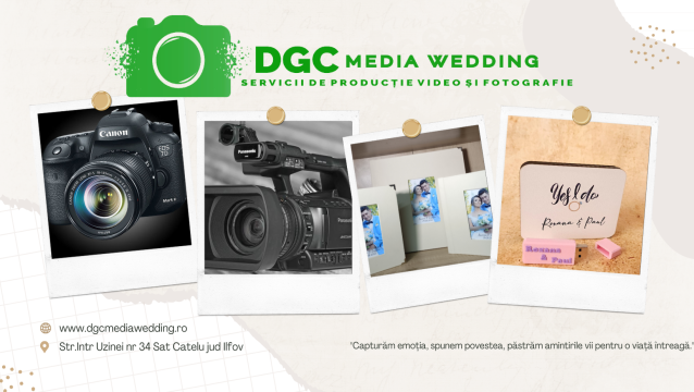 Servicii foto video de la DGC Media Wedding Srl