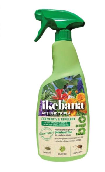 Spray Ikebana bio tripla actiune 750ml