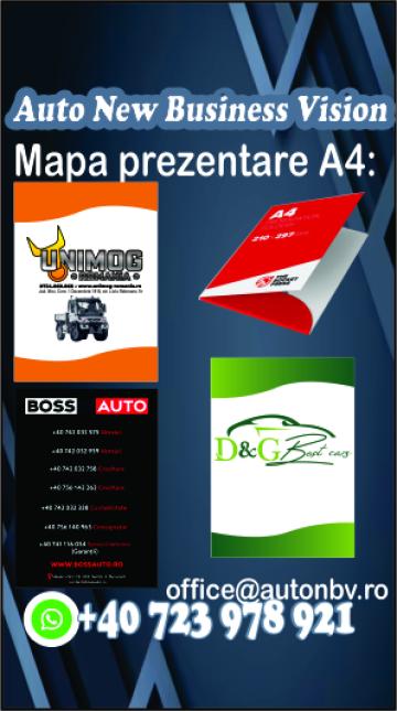 Mapa prezentare A4 - personalizata de la Sc Auto New Business Vision Srl