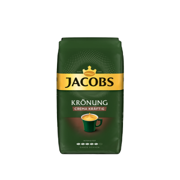 Cafea boabe Jacobs Kronung Cafe Crema Kraftig, 1 kg