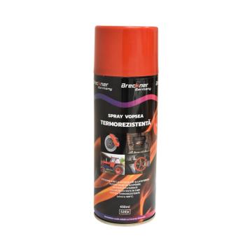 Spray vopsea acrilic termorezistent la 400 grade rosu 450ml
