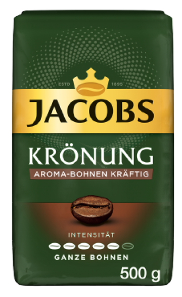 Cafea boabe Jacobs Kronung Kraftig Aroma-Bohnen 500 gr