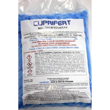 Cuprifert 1 kg (sulfat de Cupru) de la Loredo Srl
