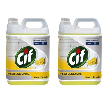 Detergent universal Lemon Fresh Cif Pro Formula 2x5L