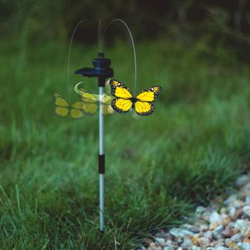 Decoratiune Fluture solar cu miscare de zbor - 4 culori de la Mobilab Creations Srl