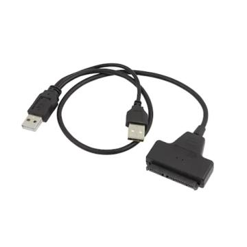 Adaptor USB 2.0 pentru Sata 2.5 SSD, Mared, Negru de la Elnicron Srl