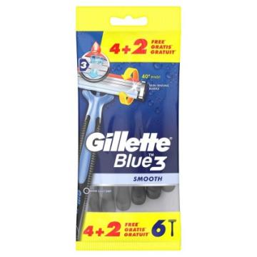 Aparat de ras Gillette Blue3 , 6 buc