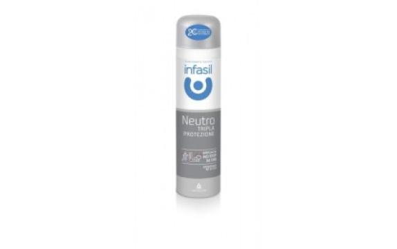 Deodorant Infasil, Neutro tripla protezione, spray, 150 ml de la Emporio Asselti Srl