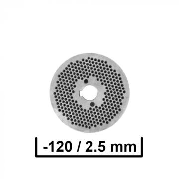 Matrita pentru granulator KL-120 cu gauri de 2.5 mm de la Tehno-MSS Srl