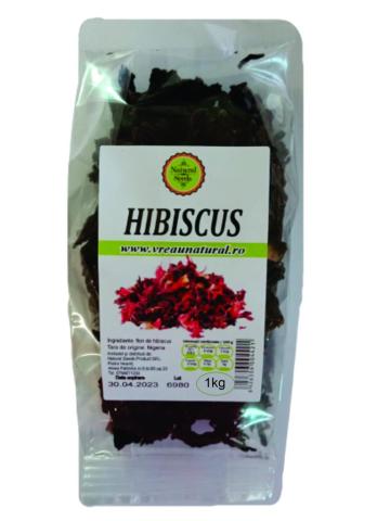 Ceai Hibiscus flori, Natural Seeds Product, 1 kg