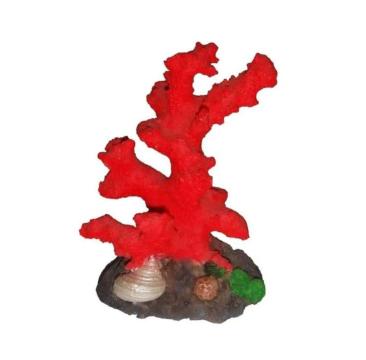 Decor Happet pentru acvariu, coral, 10 cm de la Lumea Lui Odin Srl
