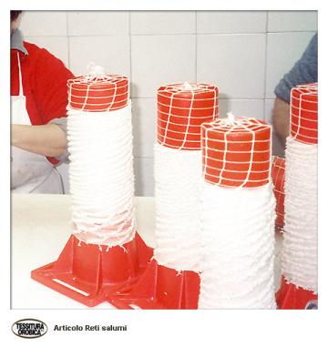 Tub din plastic pentru aplicat plasa elastica alimentara