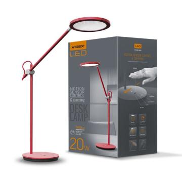 Lampa LED birou reglabila - Videx - TF15R - Rosie de la Casa Cu Bec Srl