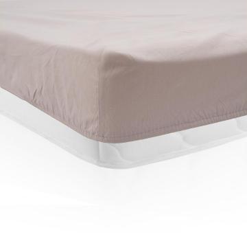 Cearceaf pat cu elastic 160x200 cm crem