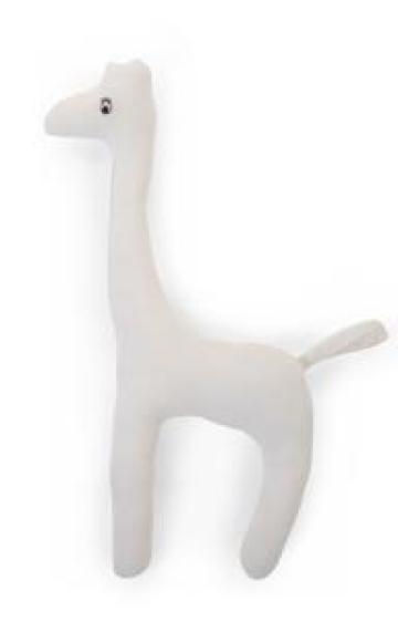 Jucarie pentru somn bebe, girafa alba Childhome de la Stiki Concept Srl