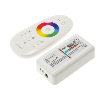 Telecomanda touch mini LED RGBW alba