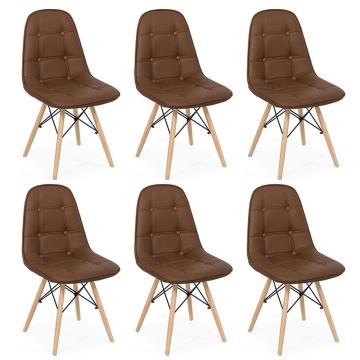 Set 6 scaune living-bucatarie 6 culori de la European Med Prod