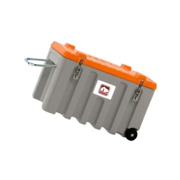 Cutie depozitare scule CEMBox Trolley 150 l, gri-portocaliu