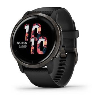 Ceas Smartwatch Garmin Venu 2, GPS, Black Slate de la Etoc Online