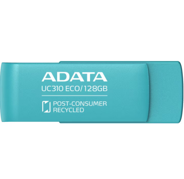 Memorie USB Adata, 128GB, Verde, ADATA-UC310-ECO-128G-RGN
