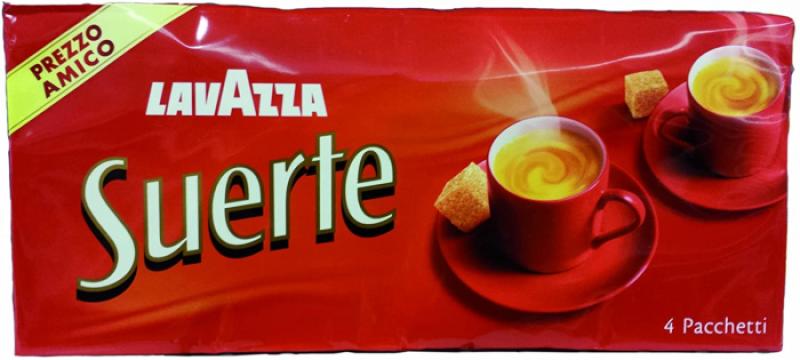 Cafea macinata, Lavazza Suerte, 4 x 250 gr de la Activ Sda Srl