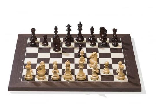 Tabla de sah electronica DGT (USB) wenge piese Royal de la Chess Events Srl