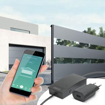 Set senzor de deschidere garaj Smart Wi-Fi - USB de la Future Focus Srl