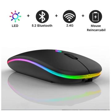 Mouse fara fir cu lumina RGB