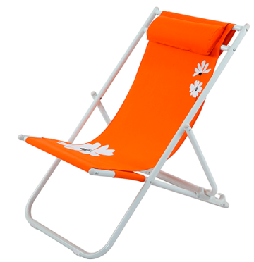 Scaun pliant plaja/camping cu perna Raki Flower 37