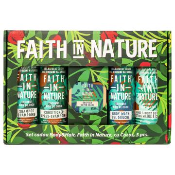 Set ritual de ingrijire Faith in Nature FNSET10 de la Mass Global Company Srl