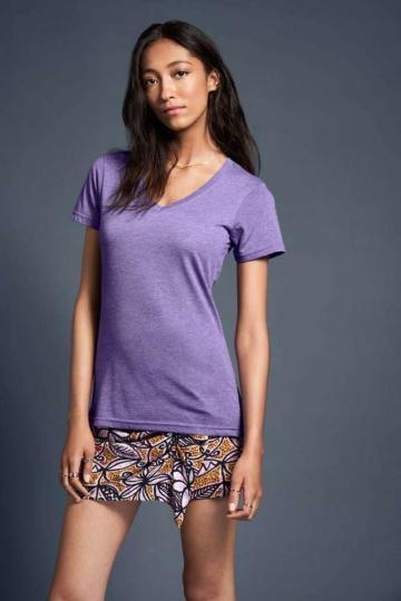 Tricou Women's featherweight v-neck tee