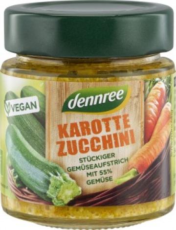 Pasta de legume cu morcovi si zucchini bio 120g Dennree