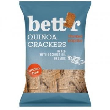 Crackers cu quinoa si boia fara gluten eco 100g Bettr de la Supermarket Pentru Tine Srl