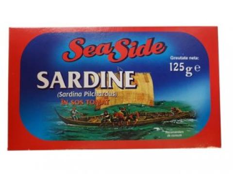 Conserva Sardine in sos tomat Sea Side 125g de la Supermarket Pentru Tine Srl