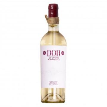 Vin alb dulce Dor Muscat Ottonel, 0,75l, alc.10%, Premium de la Supermarket Pentru Tine Srl