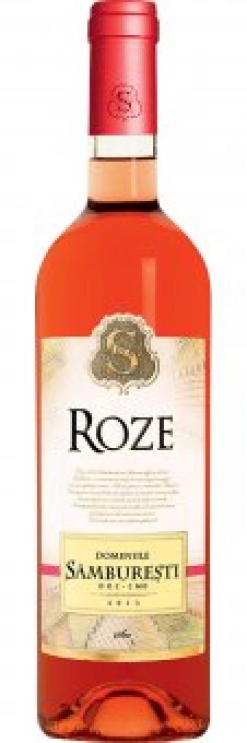 Vin Domeniile Samburesti Roze sec 0.75l, Alc. 13%