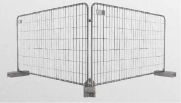 Panou gard mobil - Round Top Standard 3H - 350x200 cm de la Hoba Ecologic Air System Srl