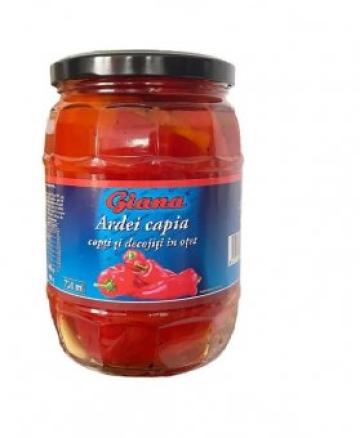 Ardei capia copti si decojiti in otet Giana 720ml de la Supermarket Pentru Tine Srl