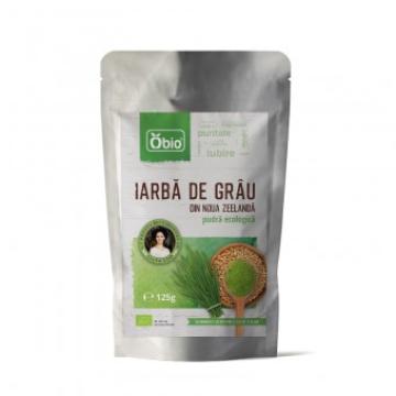 Iarba de grau pulbere eco NZ Obio 125g