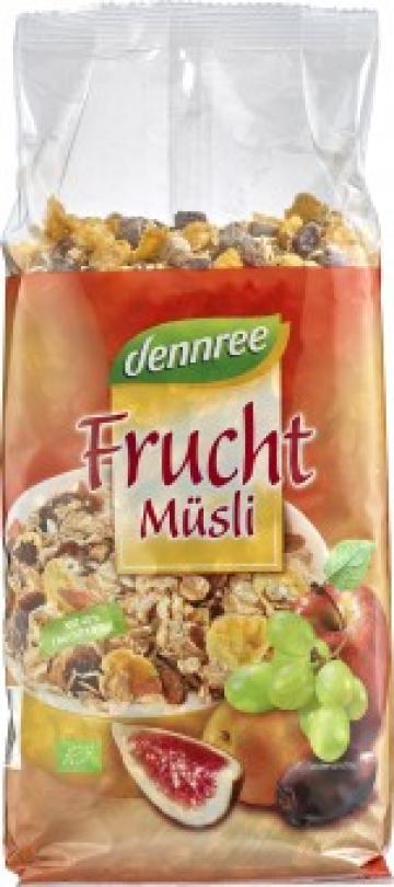 Musli cu fructe bio 750g, Dennree