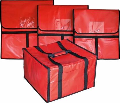 Geanta pentru transport 6 pizza, 51x48x34 cm de la Amenajari Si Dotari Horeca Srl