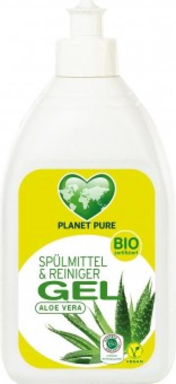 Detergent gel bio de vase - aloe vera - 500ml Planet Pure