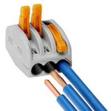 Conector Wago cu 3 intrari 222-413 de la Evia Store Consulting Srl