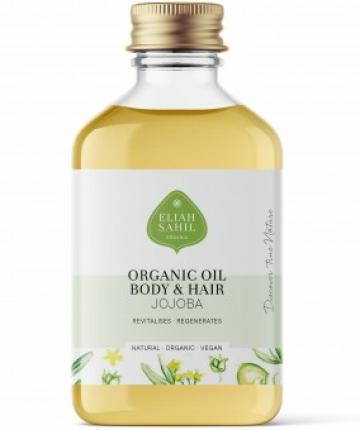 Ulei de jojoba pentru corp si par bio 100ml Eliah Sahil