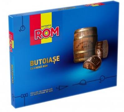 Praline ciocolata Autentic ROM butoiase cu crema Rom 126g